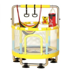 Trampolim Infantil 5 em 1 com Acessórios – Menos Telas, Mais Movimento e Diversão Segura